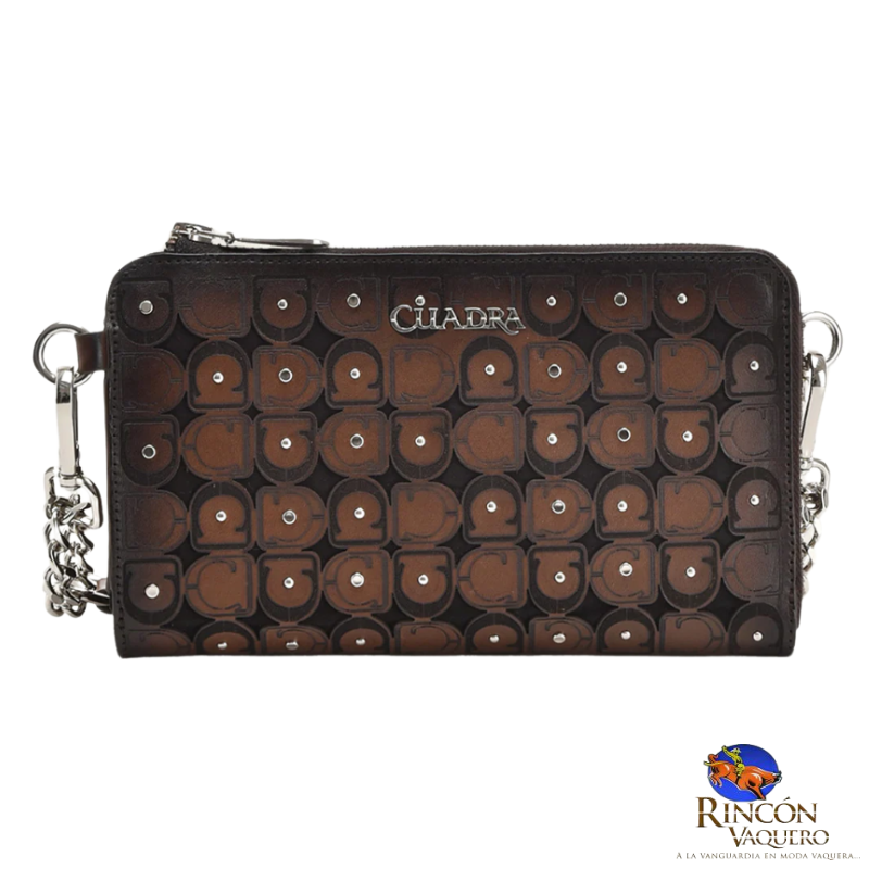 Cartera en piel genuina para dama