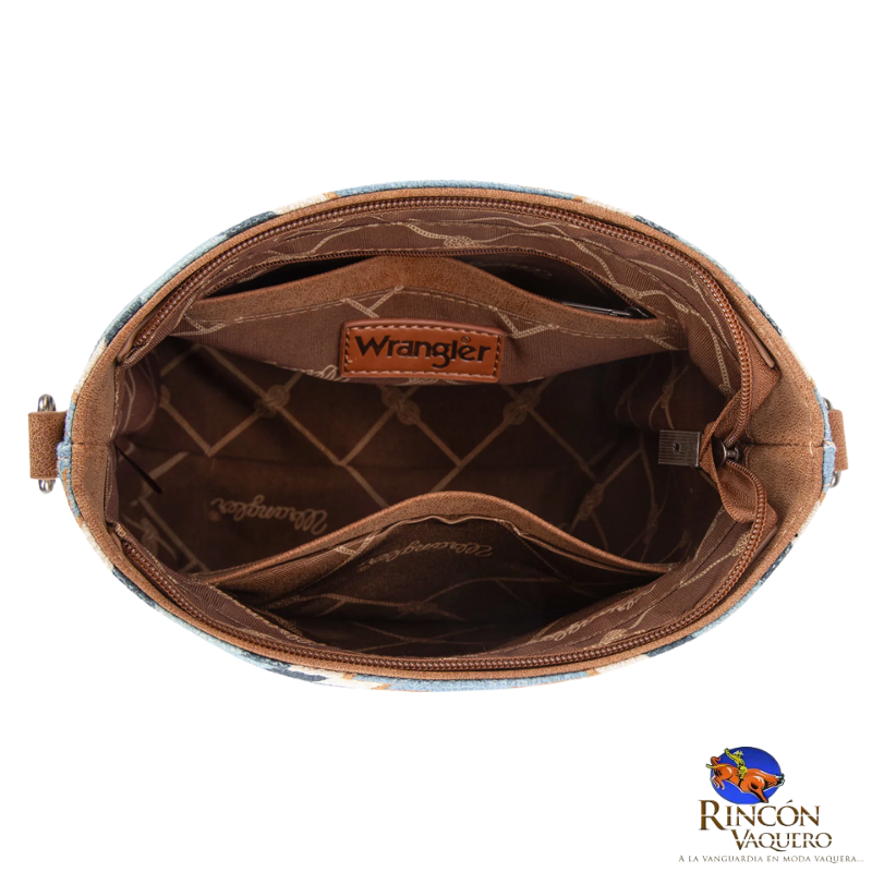 Bolsa Mini Wrangler Azteca Azul