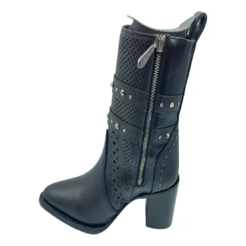 Botin para dama en piel genuina