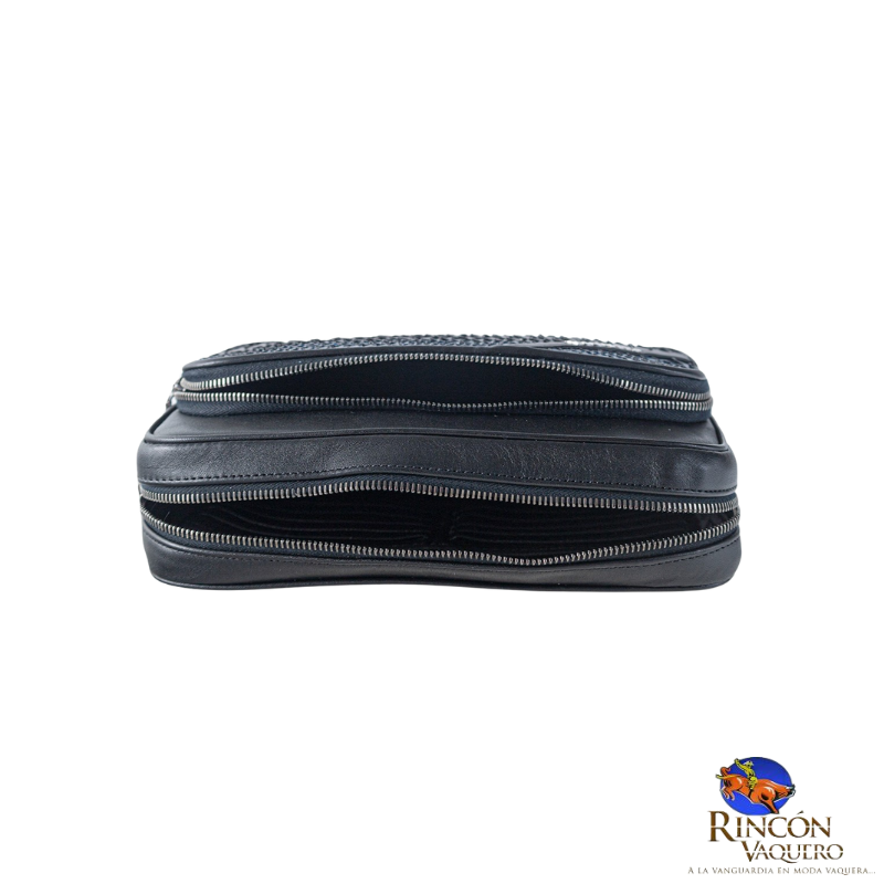 Bolsa Cuadra Piel Genuina de Pitón