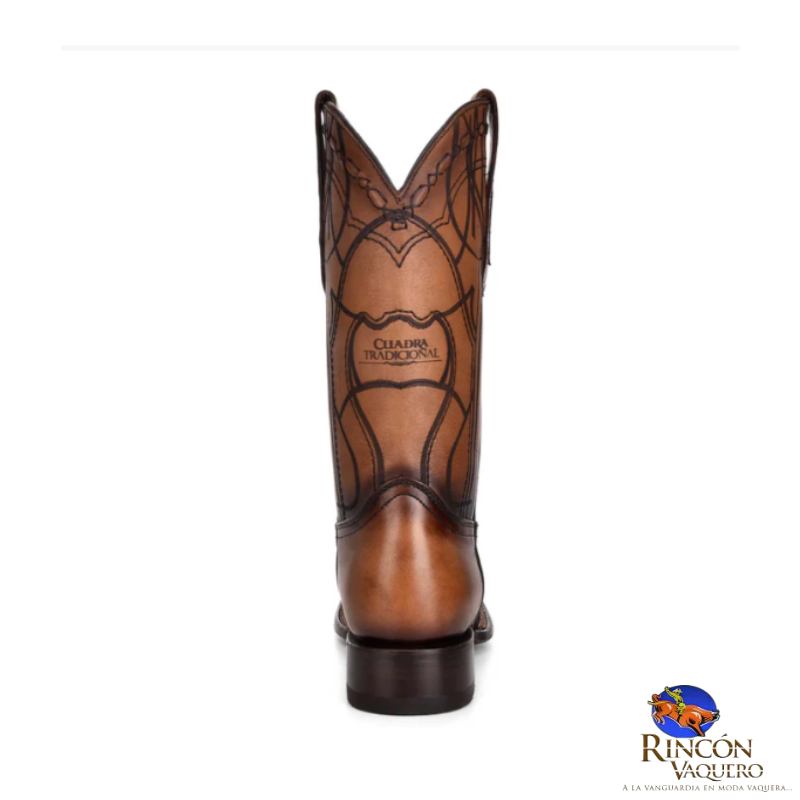 Bota para caballero en piel genuina de res