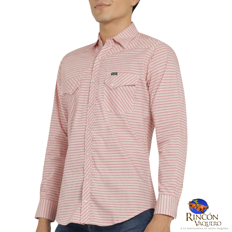 Camisa Vaquera Wrangler caballero 20 Extreme Slim Manga Larga 818