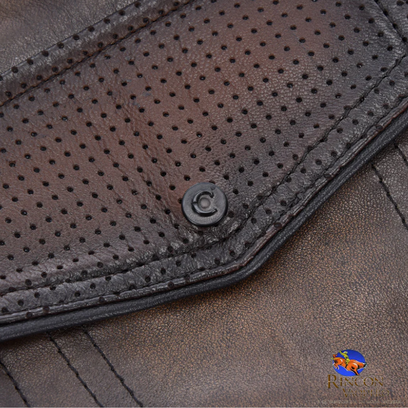 Camisola en piel genuina de ovino para caballero