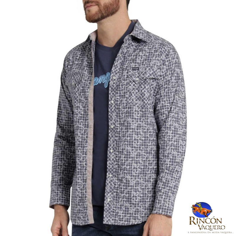 Camisa vaquera Wrangler caballero Slim-fit 436