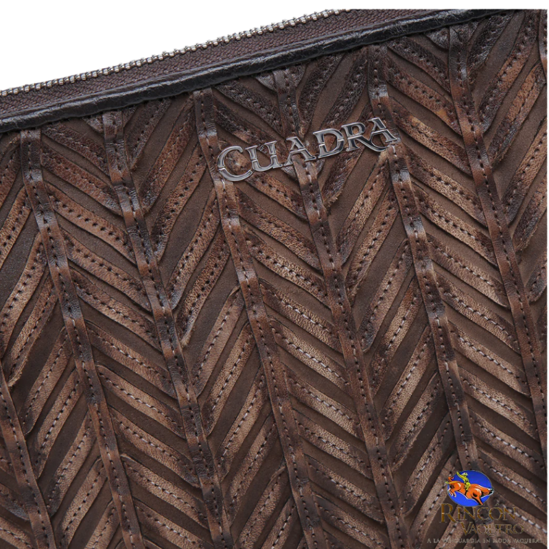 Bolsa Cuadra Res Natural Chocolate Dama