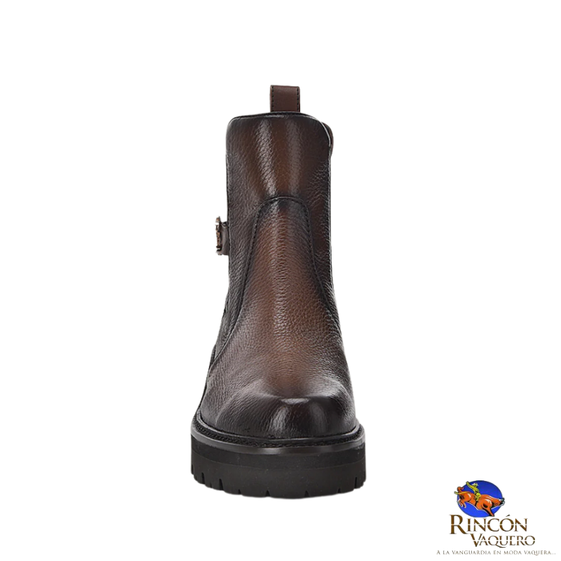 Bota casual en piel genuina de venado para dama