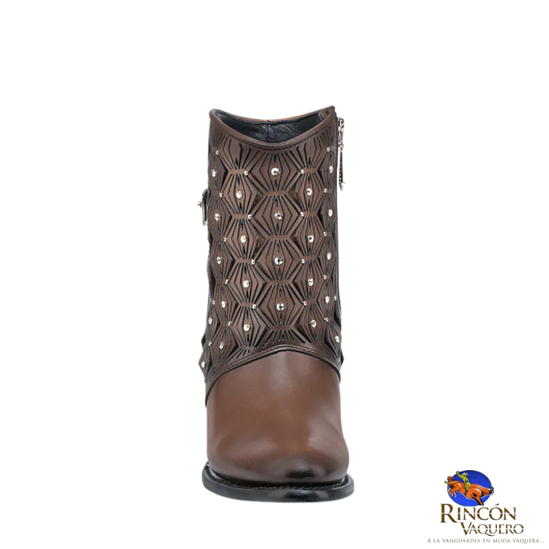 Botin para dama en piel genuina