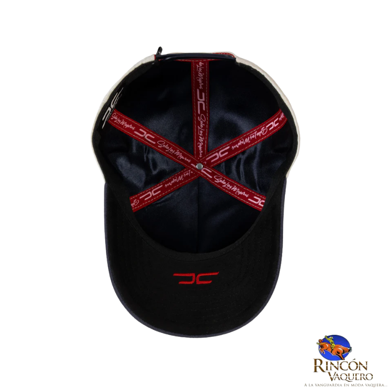 Gorra JC Hats University of life Beige Navy Curve