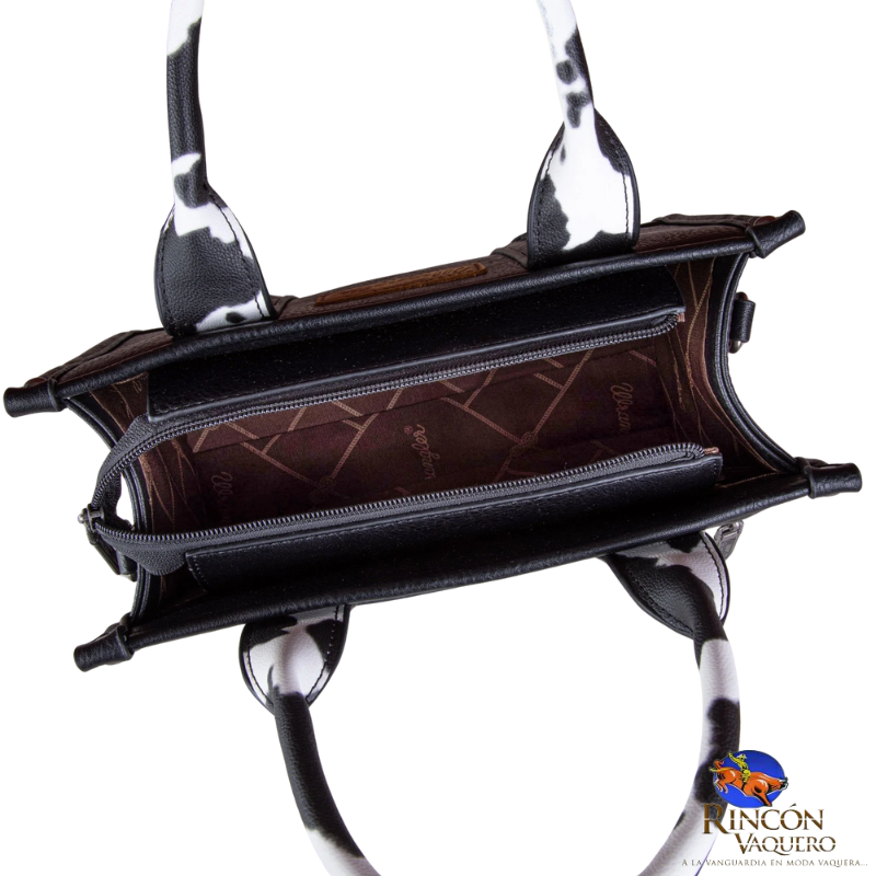 Bolsa Wrangler Huella de vaca negra
