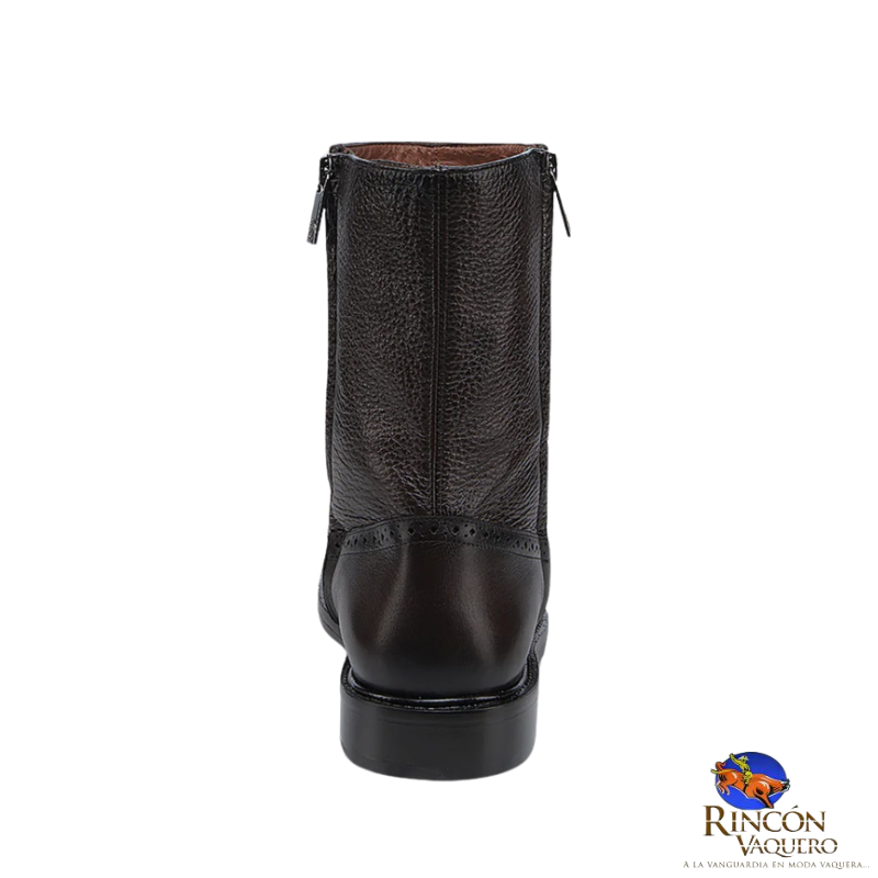 Bota de vestir en piel genuina de venado para caballero