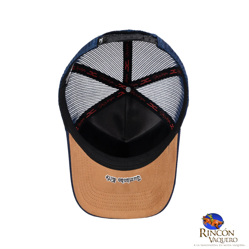Gorra JC Hats Tumbado Life White Navy