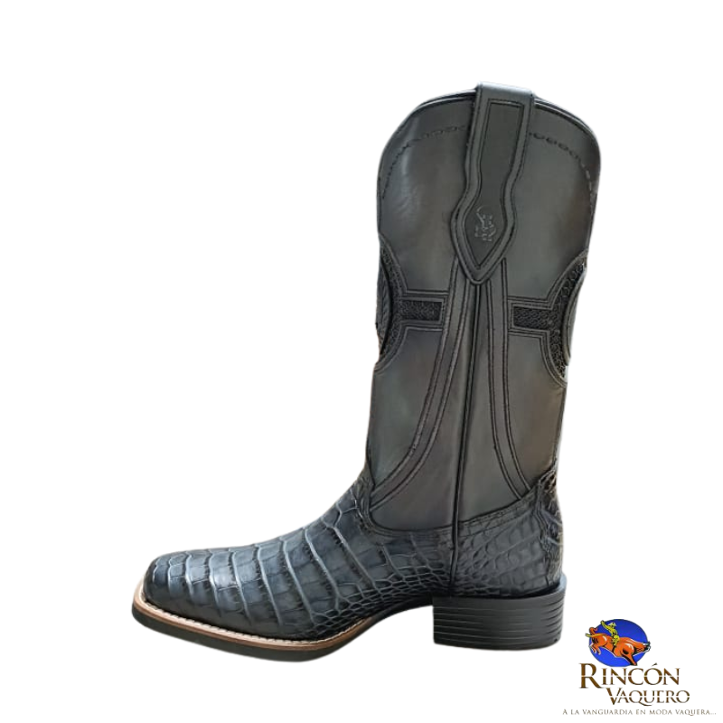 Bota para caballero en piel genuina de Aligator