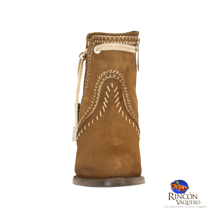 Botin para dama en piel genuina