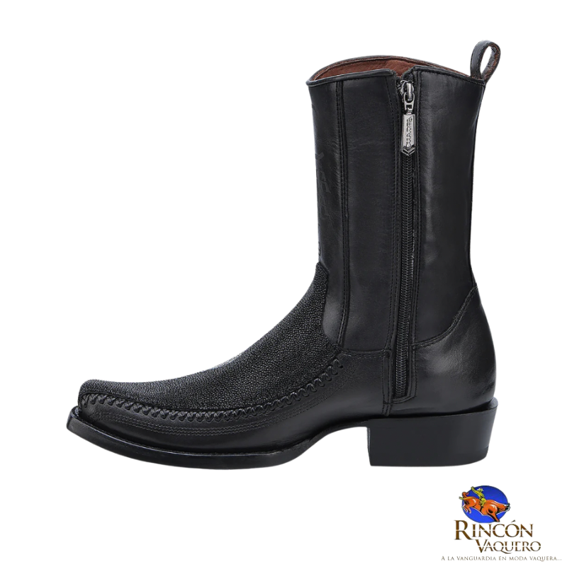 Bota casual en piel genuina de mantarraya para caballero