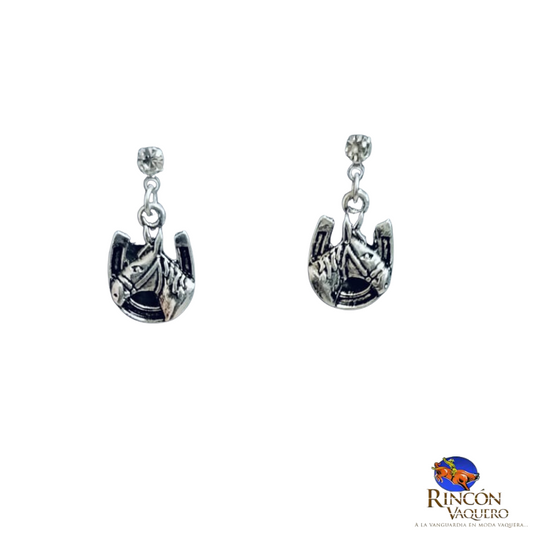 Aretes Head Horse Herradura