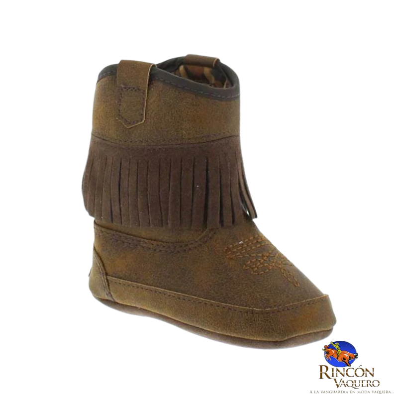 Bota para bebe en piel genuina