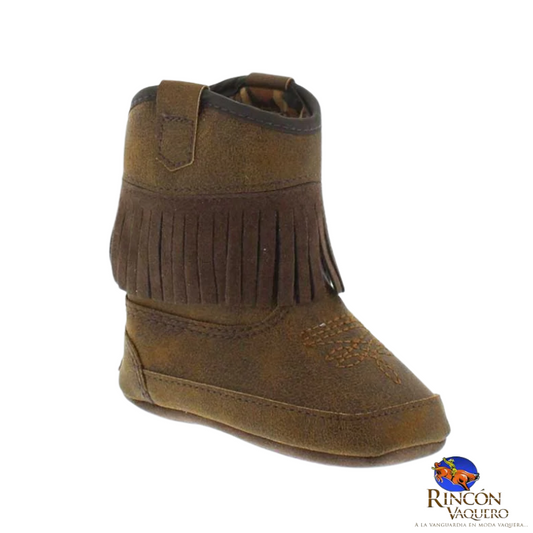 Bota para bebe en piel genuina