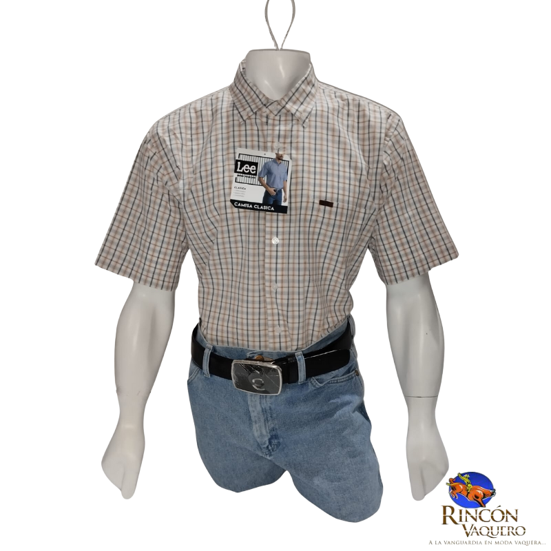 Camisa manga corta para caballero