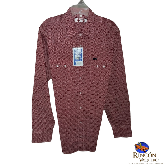 Camisa Vaquera Wrangler caballero 20 Extreme Slim Manga Larga 880