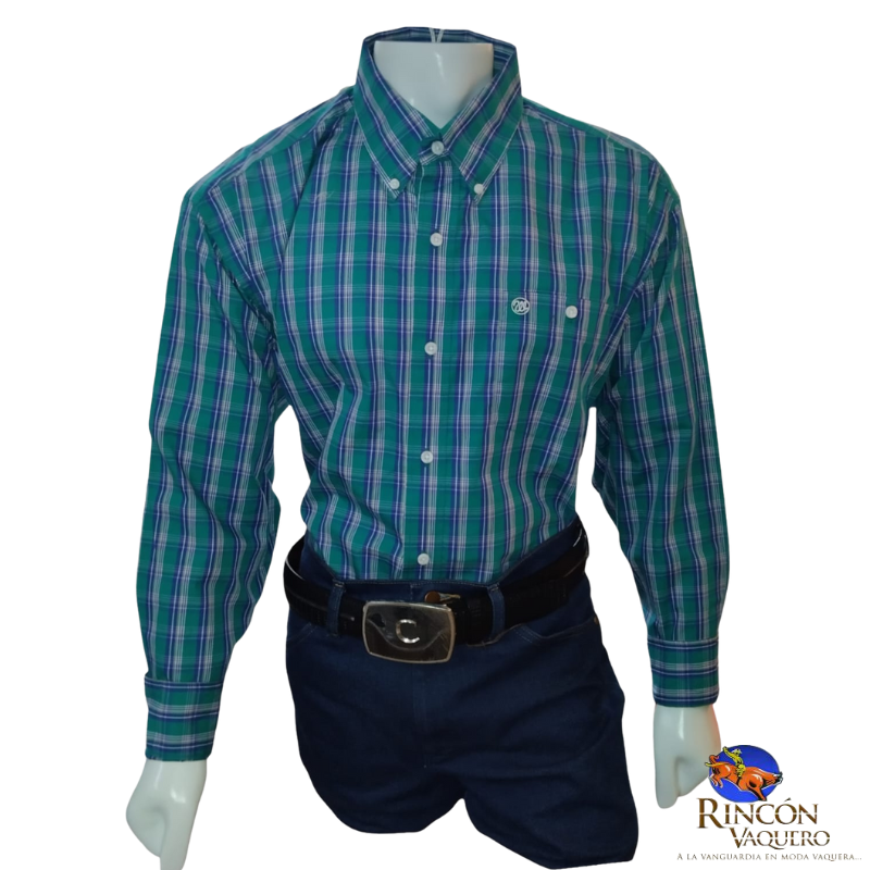 Camisa Wrangler caballero Retro Slim-fit 01B