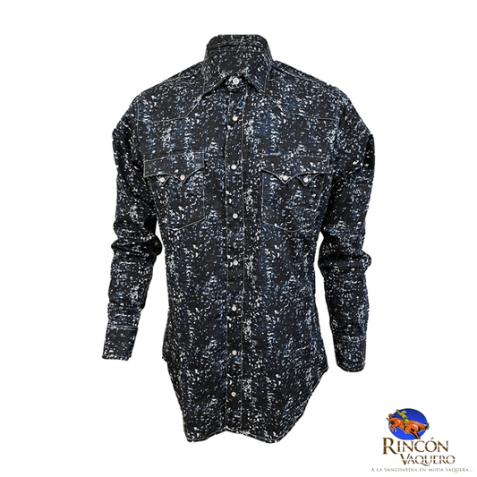 Camisa Vaquera Wrangler caballero 20 Extreme Slim Manga Larga 963