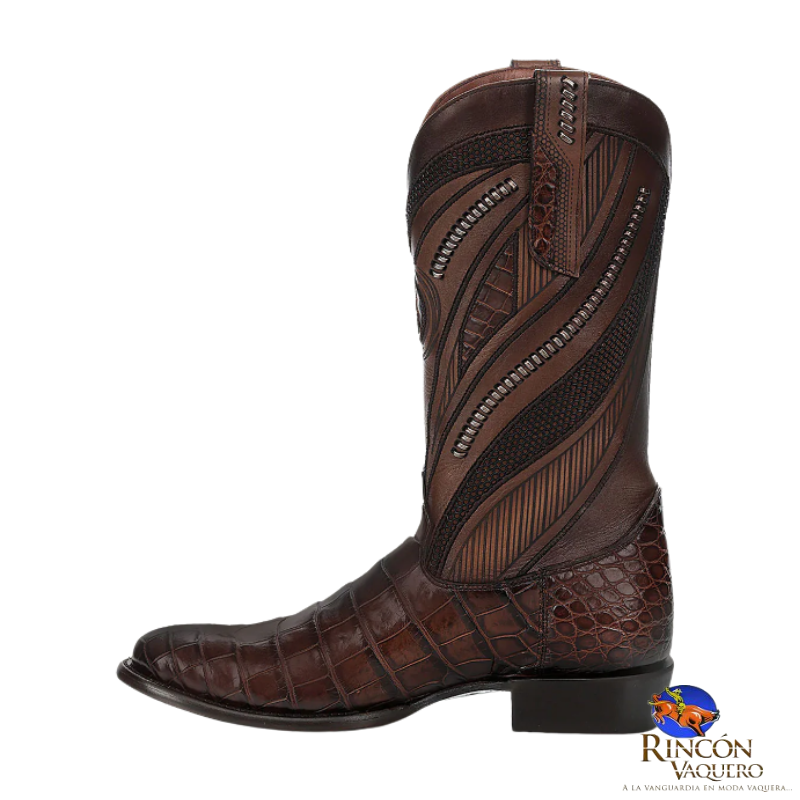Bota vaquera para caballero edición especial en piel genuina de Alligator