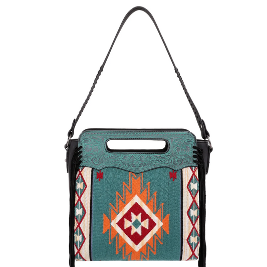Bolsa Trinity Ranch Verde Western