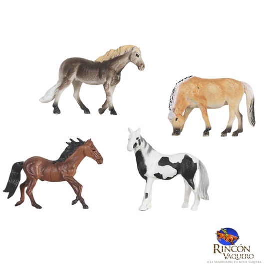 Juguete M&F Western Products Set 4 caballos
