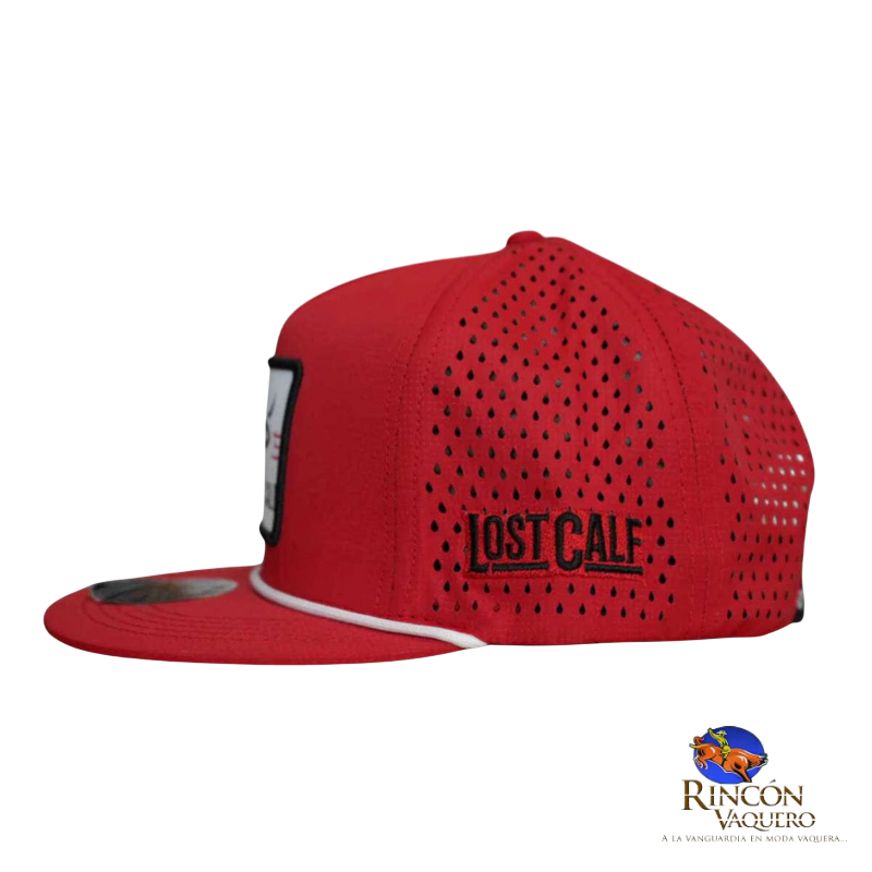 Gorra Lost Calf Dri-fit plate red