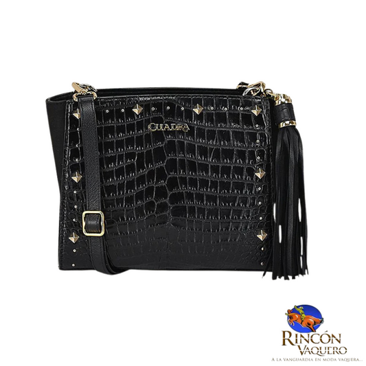 Crossbody en piel genuina de moreleti para dama