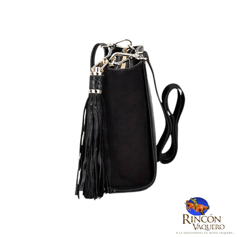 Crossbody en piel genuina de moreleti para dama