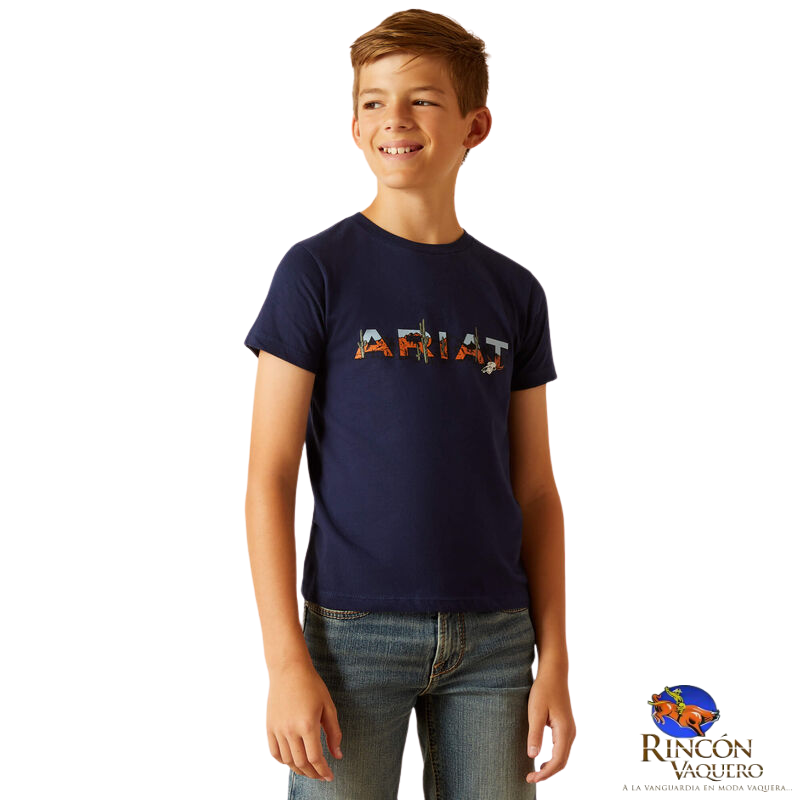 Playera ARIAT para niño