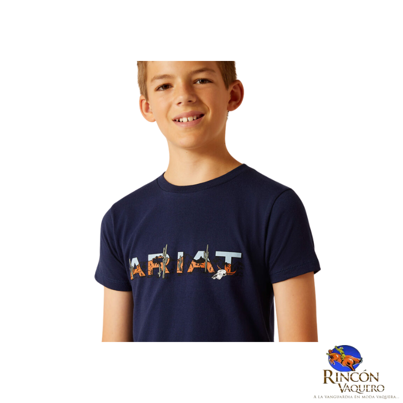 Playera ARIAT para niño