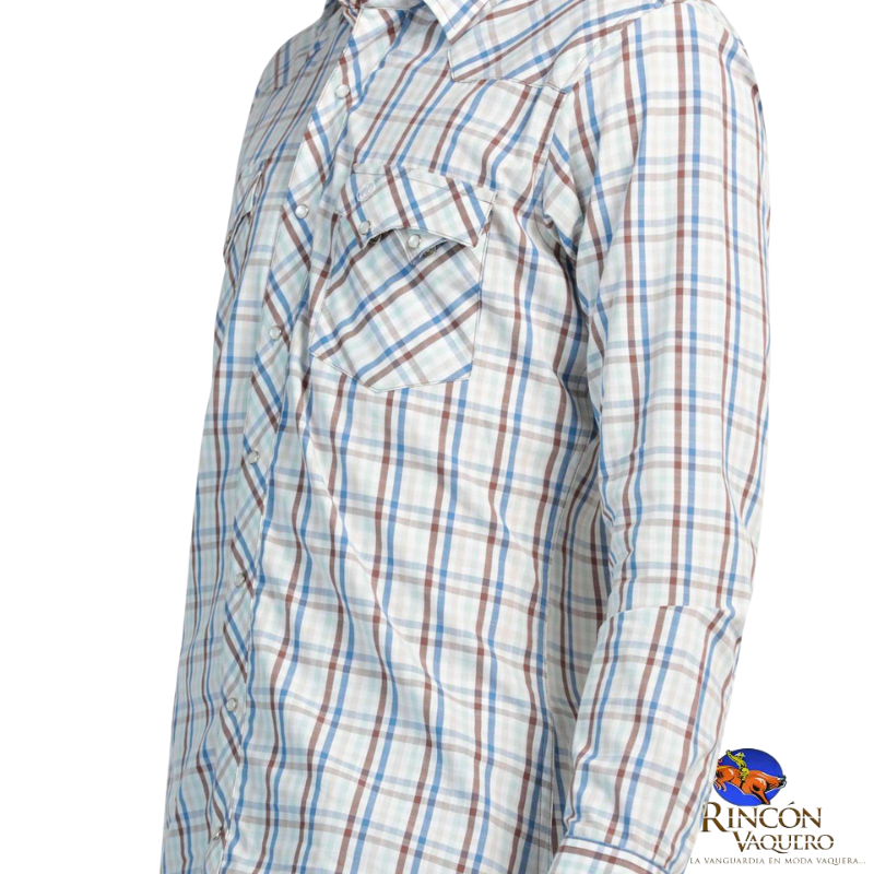 Camisa Vaquera Wrangler caballero 20 Extreme Slim Manga Larga 772