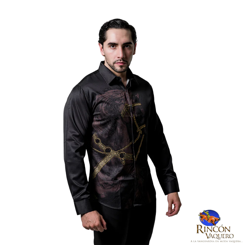 Camisa para caballero Rodeo Elegance BLACK