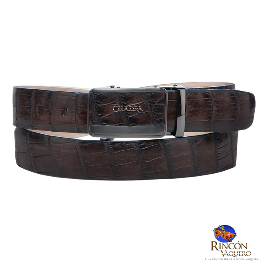 Cinturón Cuadra Alligator Col Be Lux Mok para caballero