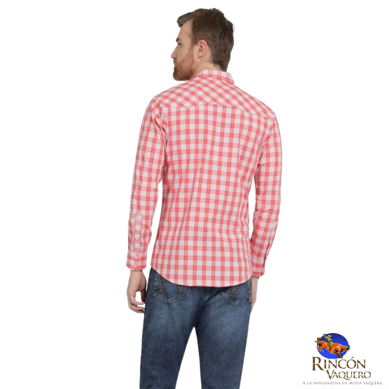 Camisa vaquera Wrangler caballero regular manga larga 504