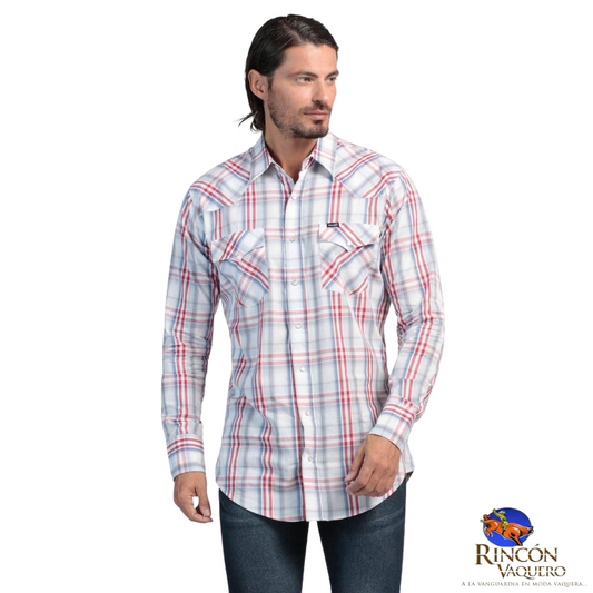 Camisa vaquera Wrangler caballero regular manga larga 654
