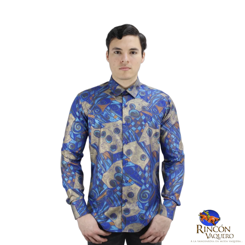 Camisa estampada Vassari para caballero
