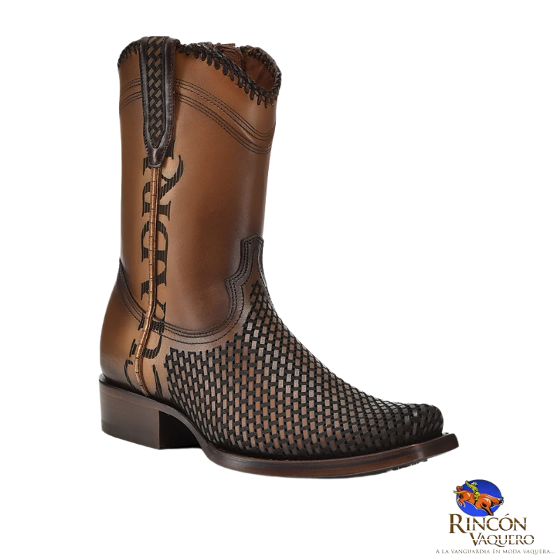 Bota casual en piel genuina para caballero