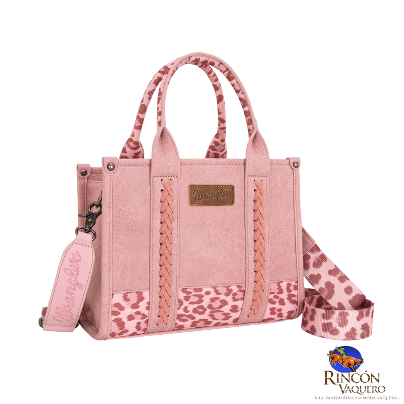 Bolsa Wrangler Animal Print Rosa