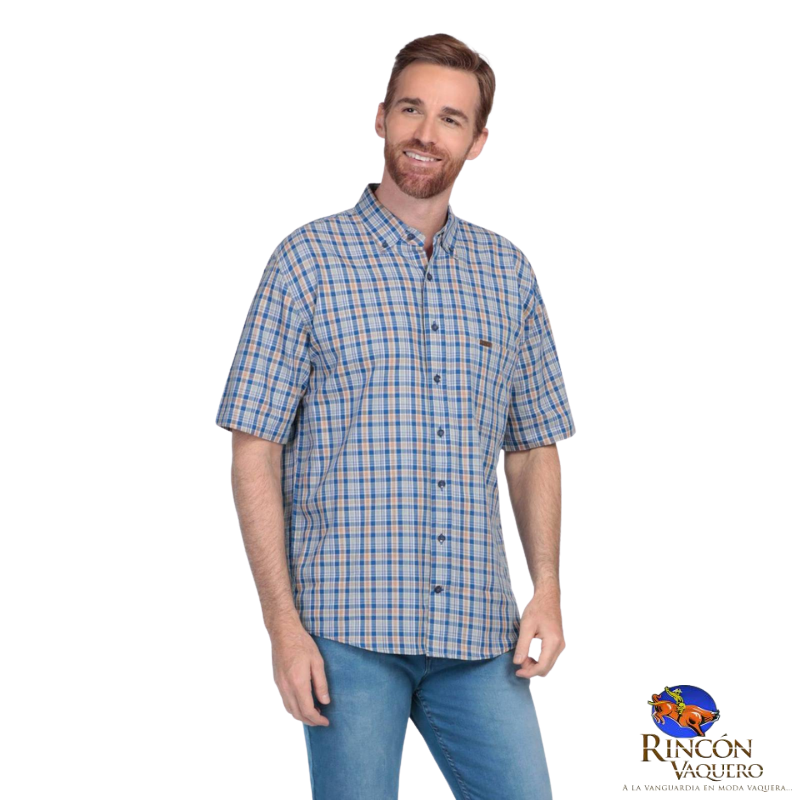 Camisa manga corta para caballero