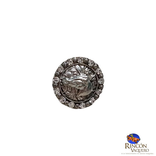 Anillo Horse Conchob crystal