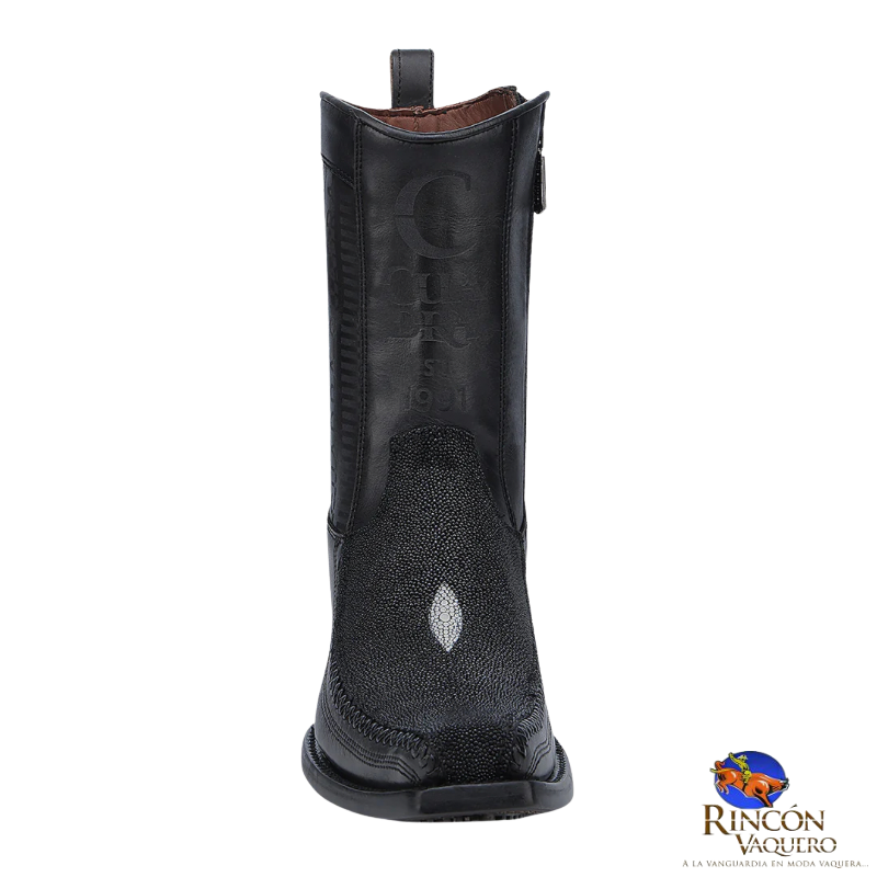 Bota casual en piel genuina de mantarraya para caballero