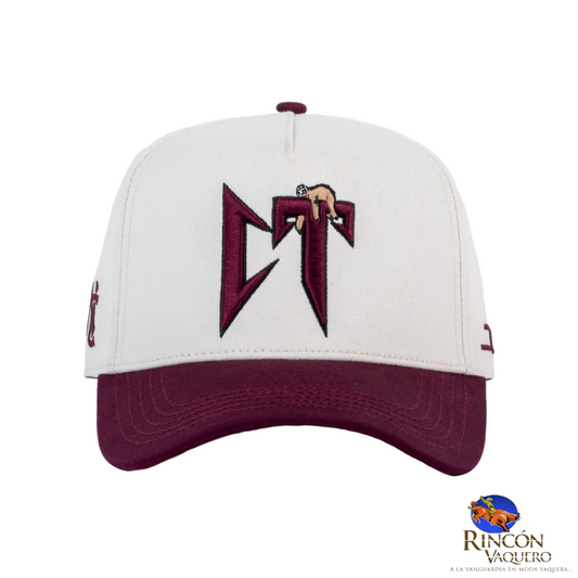 Gorra JC Hats CT Bone Burgundy