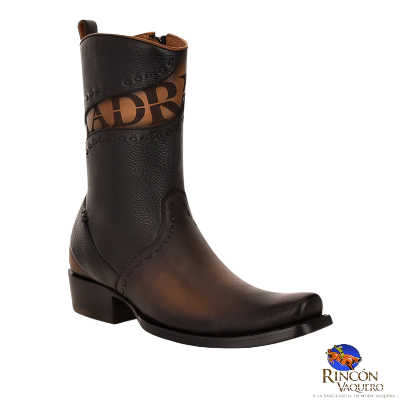 Bota casual en piel genuina para caballero