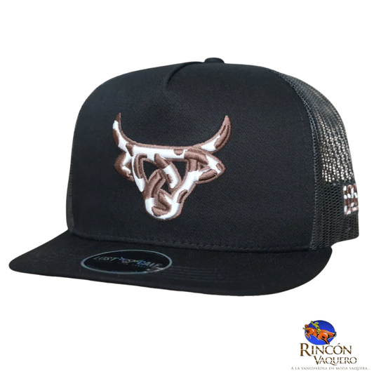 Gorra Lost Calf Cowhide Black