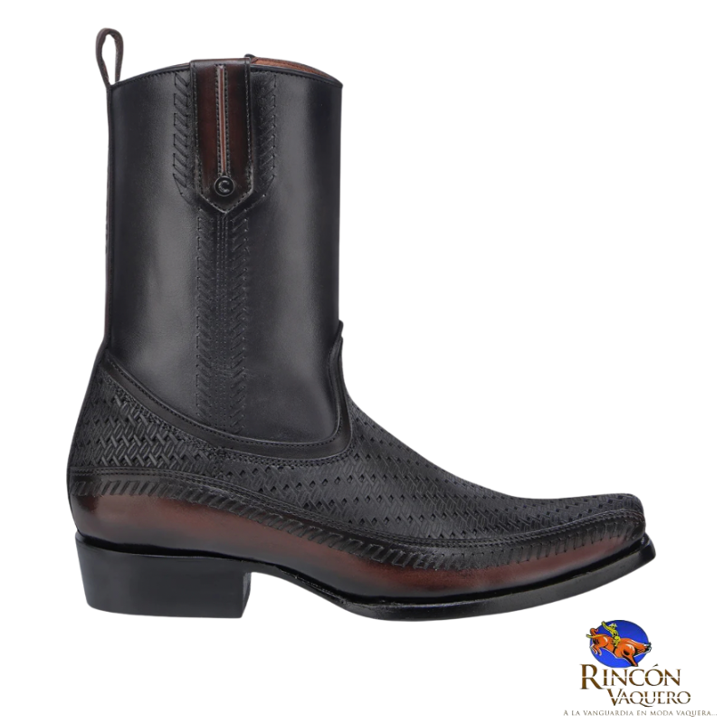 Bota casual en piel genuina para caballero