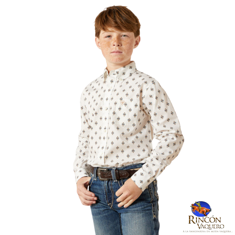 Camisa Ariat Thell para niño