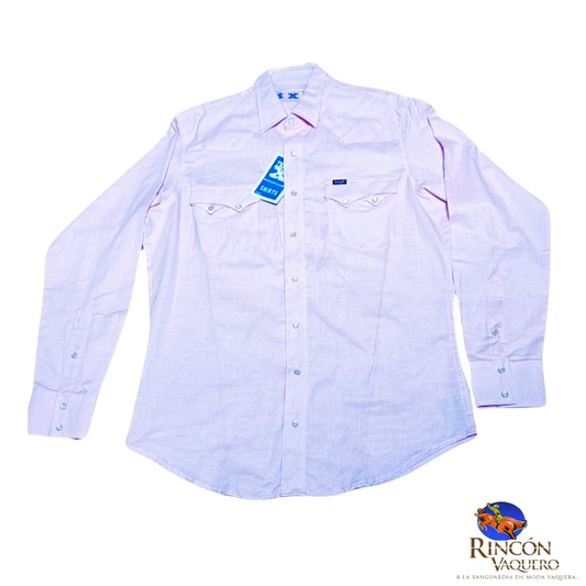 Camisa Vaquera Wrangler caballero Retro Slim Manga Larga 762